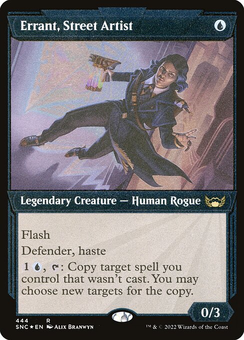 SNC: Errant, Street Artist (Showcase) (Foil Etched)