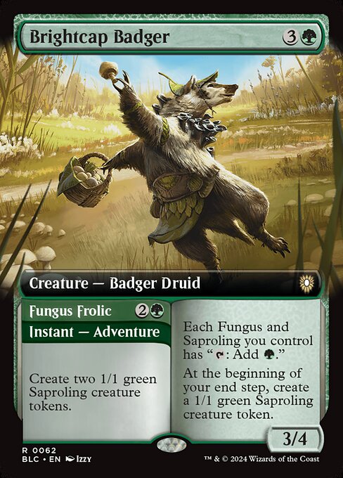 BLC: Brightcap Badger (Extended Art)