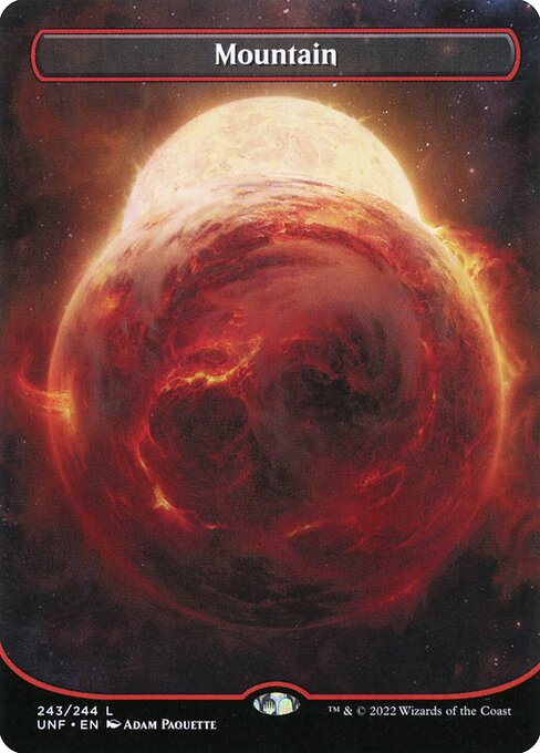 UNF: Mountain (243) (Borderless) (Foil)