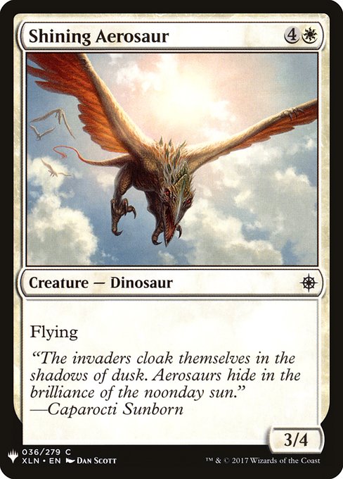 PLST: Shining Aerosaur