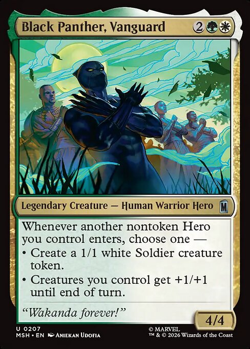 MSH: Black Panther, Vanguard (Foil)