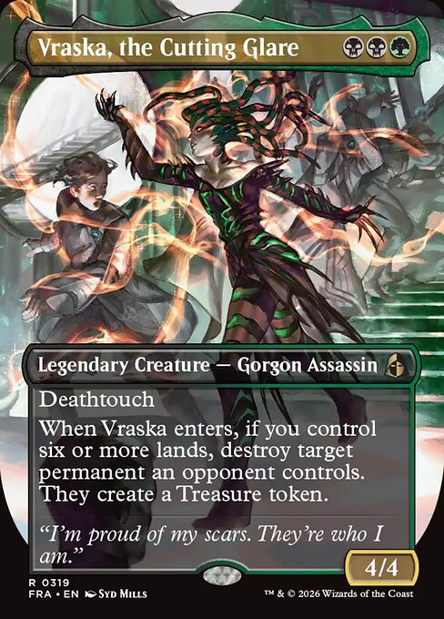 FRA: Vraska, the Cutting Glare (Borderless)