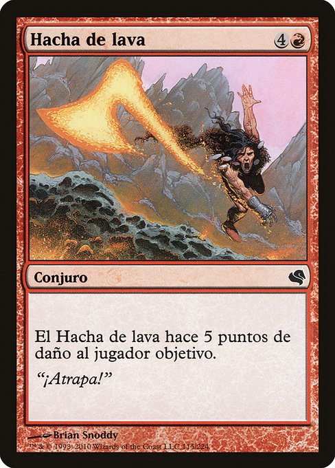 PS11: Lava Axe (Spanish) - "Hacha de lava"
