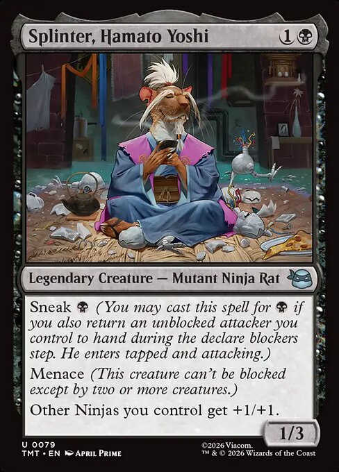 TMT: Splinter, Hamato Yoshi