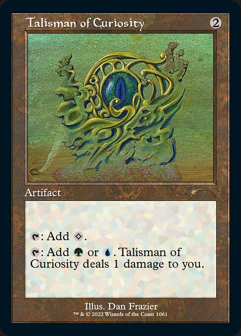 SLD: Talisman of Curiosity (Retro Frame) (Foil Etched)