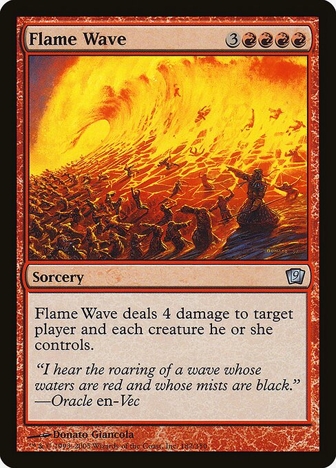 9ED: Flame Wave (Foil)