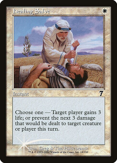 7ED: Healing Salve (Foil)