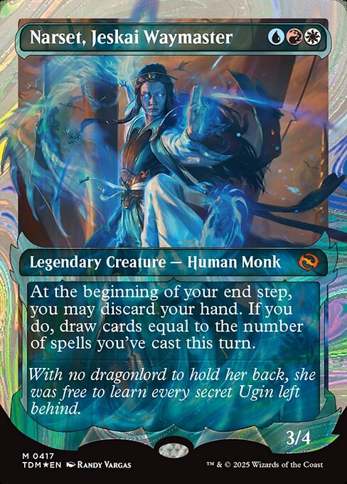 TDM: Narset, Jeskai Waymaster (Showcase) (Halo Foil)