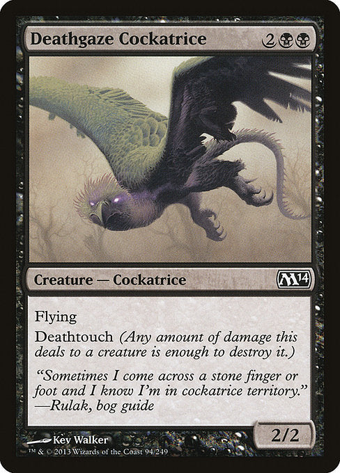 M14: Deathgaze Cockatrice (Foil)