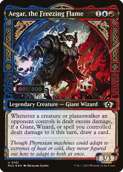 MUL: Aegar, the Freezing Flame (Serial Numbered) (Foil)