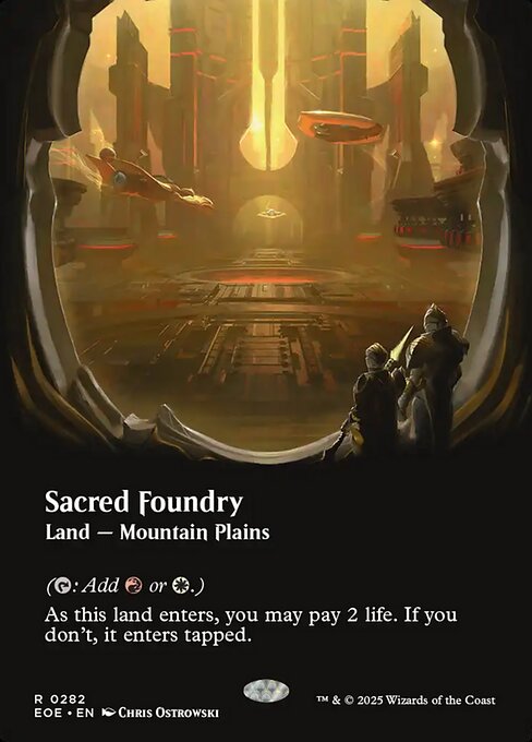 EOE: Sacred Foundry (Borderless) (Foil)