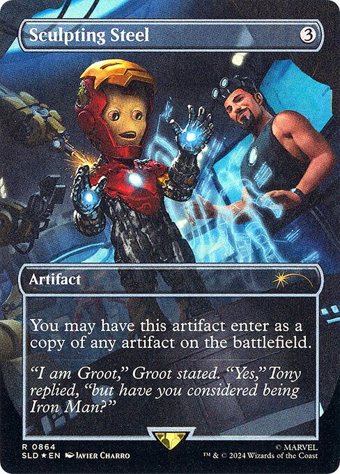 SLD: Sculpting Steel (Rainbow Foil)