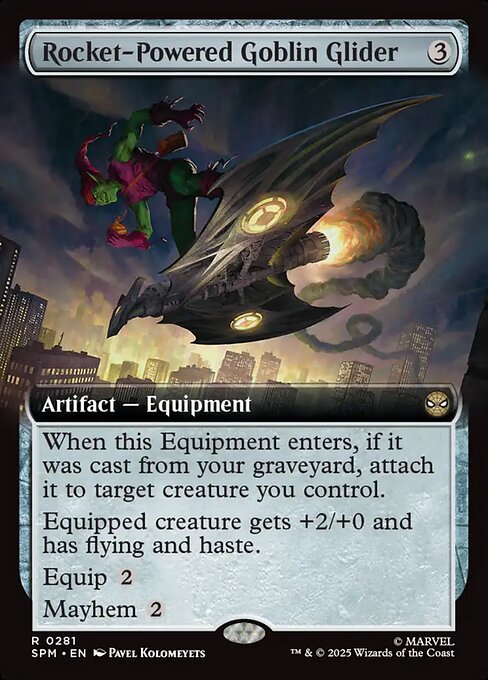 SPM: Rocket-Powered Goblin Glider (Extended Art) (Foil)