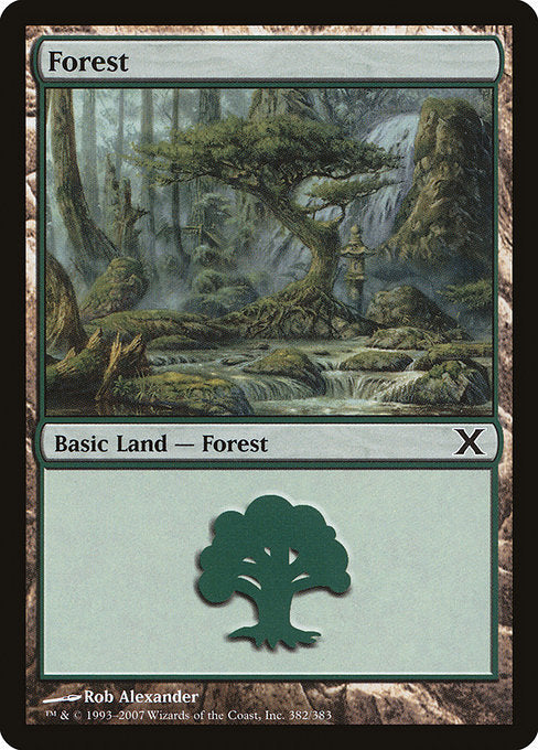 10E: Forest (382) (Foil)