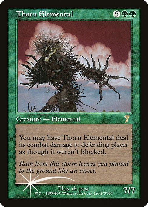 7ED: Thorn Elemental (Foil)