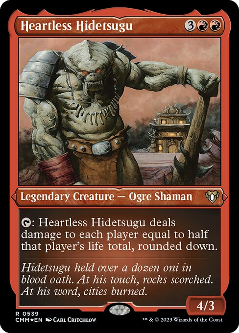 CMM: Heartless Hidetsugu (Foil Etched)