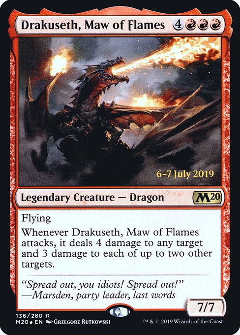 PM20: Drakuseth, Maw of Flames (Foil)