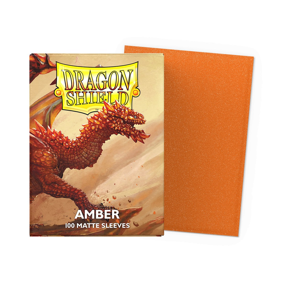 Dragon Shield - Amber - Matte Sleeves Dragon Shield - Amber - Matte Sleeves