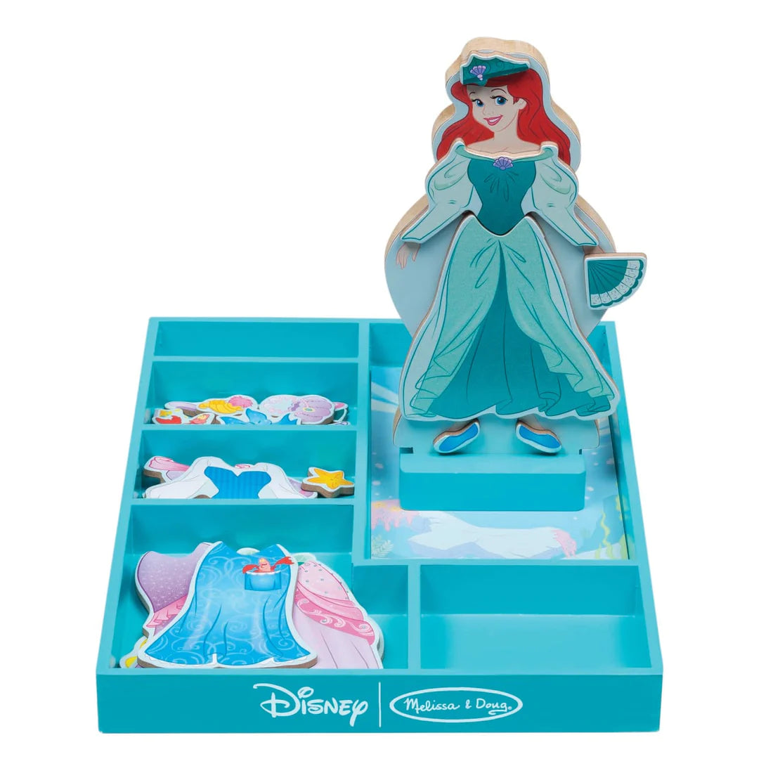 Ariel Wooden Magnetic Dress-Up