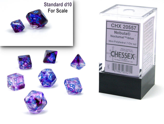Chessex: Nebula Mini 7-Dice Set