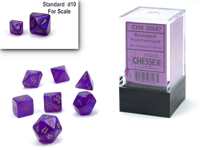 Chessex: Borealis Mini 7-Dice Set