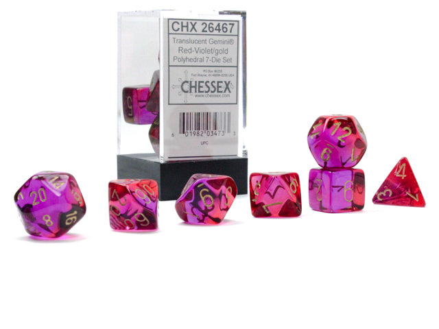 Chessex Gemini Polyhedral 7-Die Set