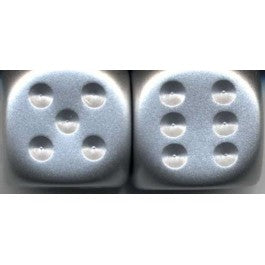 Chessex Metallic 16mm D6 Dice Block (Pair)