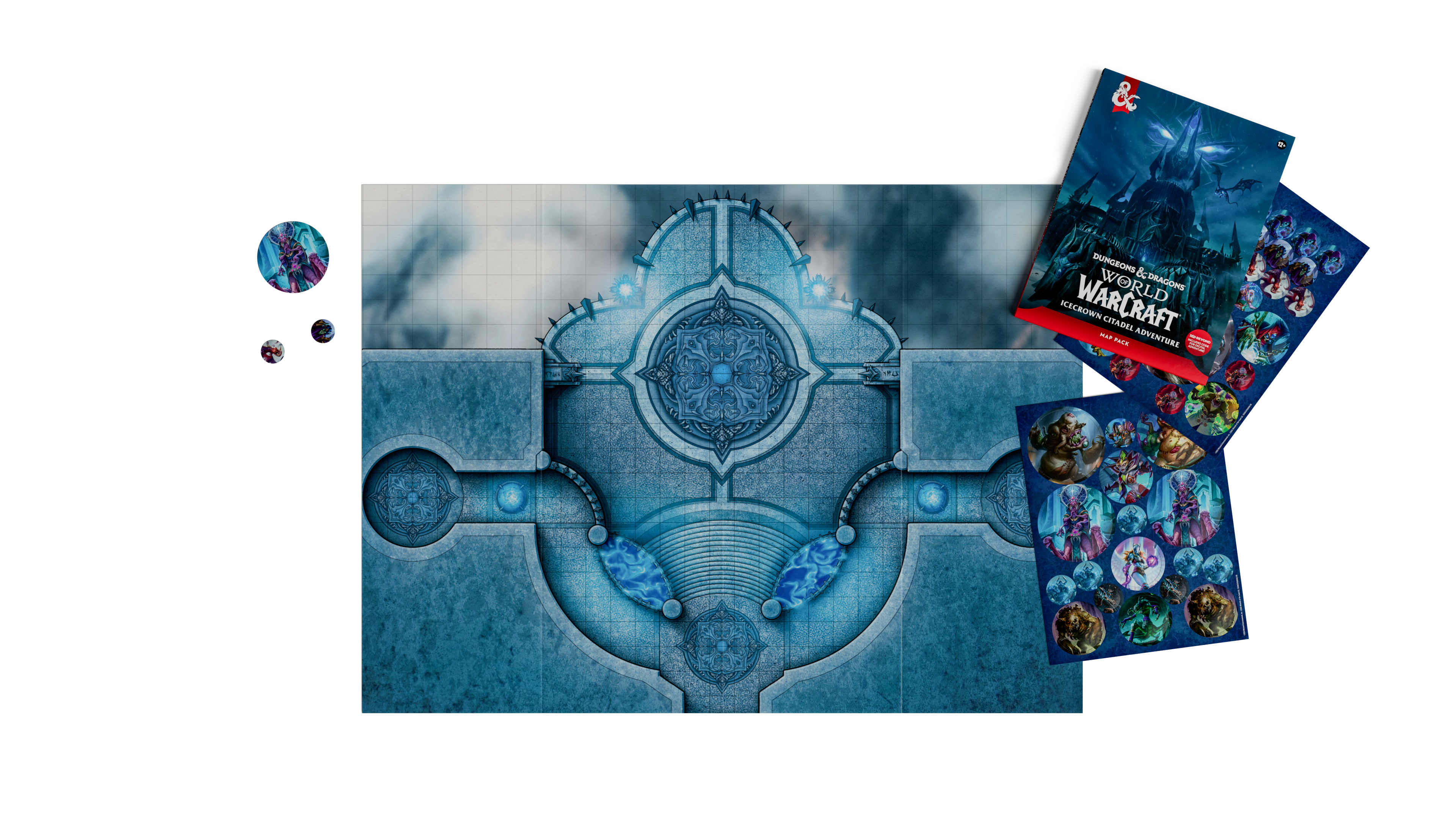 D&D RPG: World of Warcraft Icecrown Citadel Adventure Map Pack (Preorder)