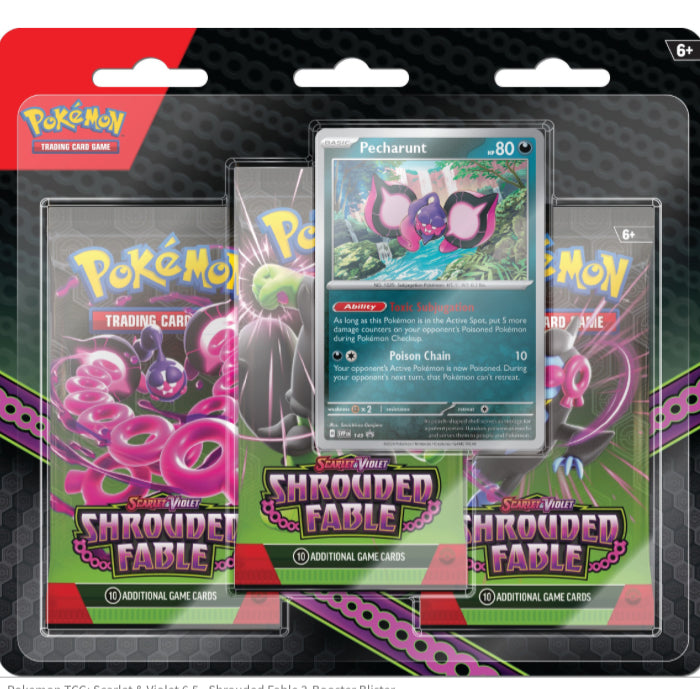 Scarlet & Violet 6.5 - Shrouded Fable: 3 Booster Blister