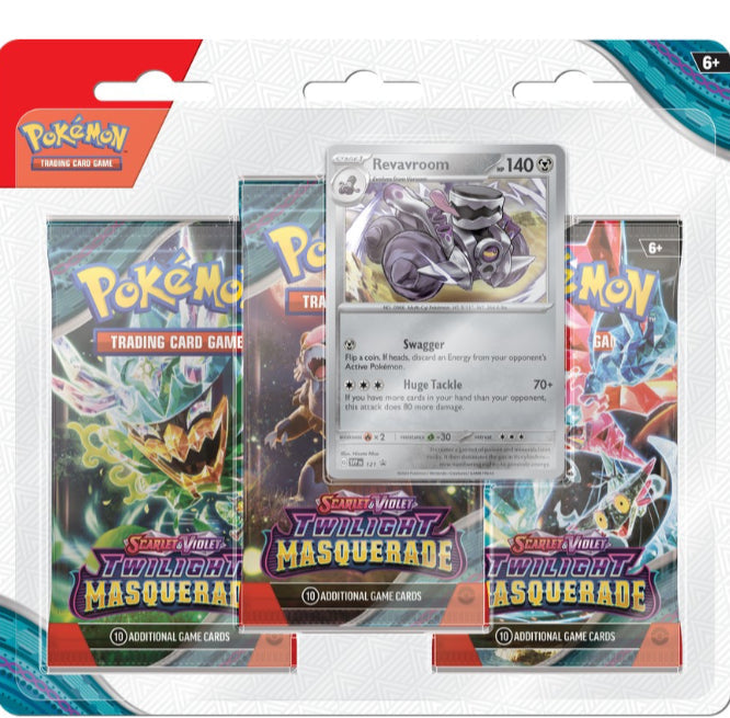 Scarlet and Violet 6: Twilight Masquerade - 3 Pack Blister