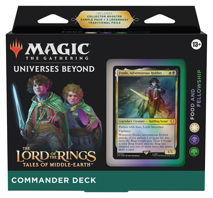 Magic: the Gathering Lord of the Rings Tales of Middle Earth Commander Deck Food And Fellowship