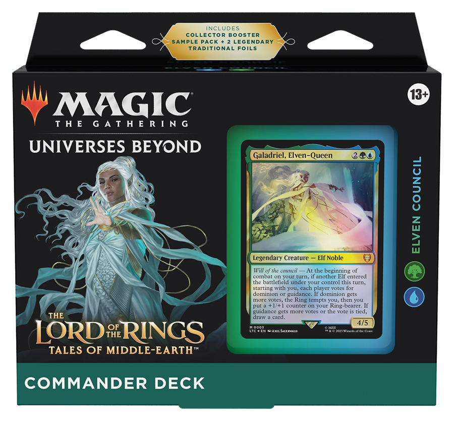 Magic: the Gathering Lord of the Rings Tales of Middle Earth Commander Deck Elven Council