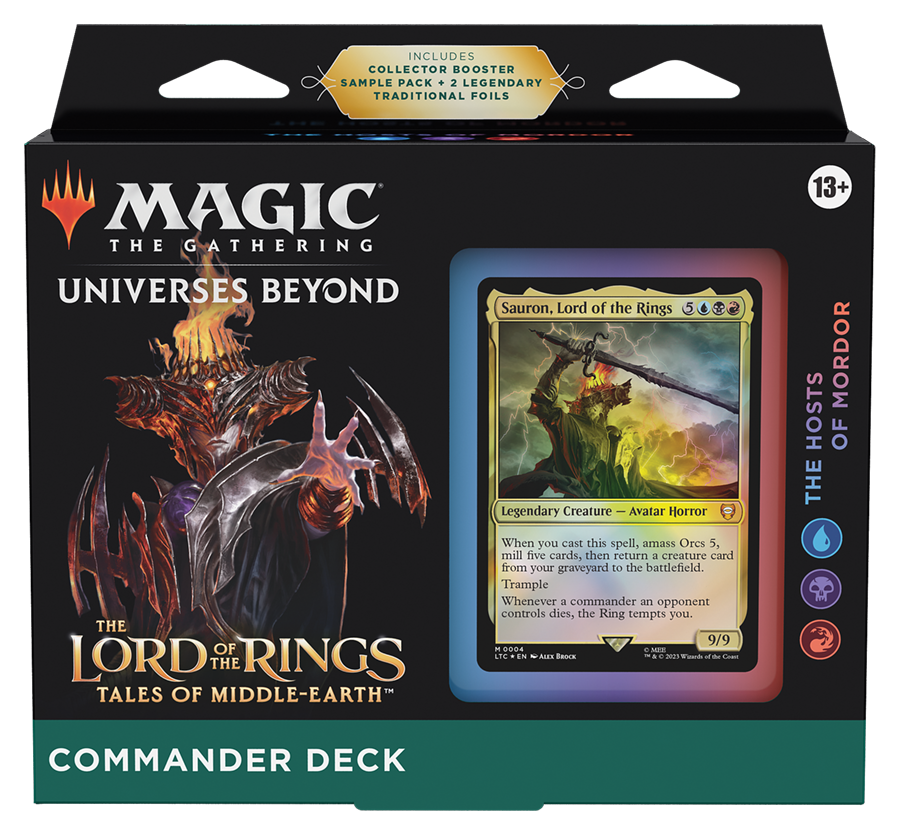 Magic: the Gathering Lord of the Rings Tales of Middle Earth Commander Deck The Hosts of Mordor