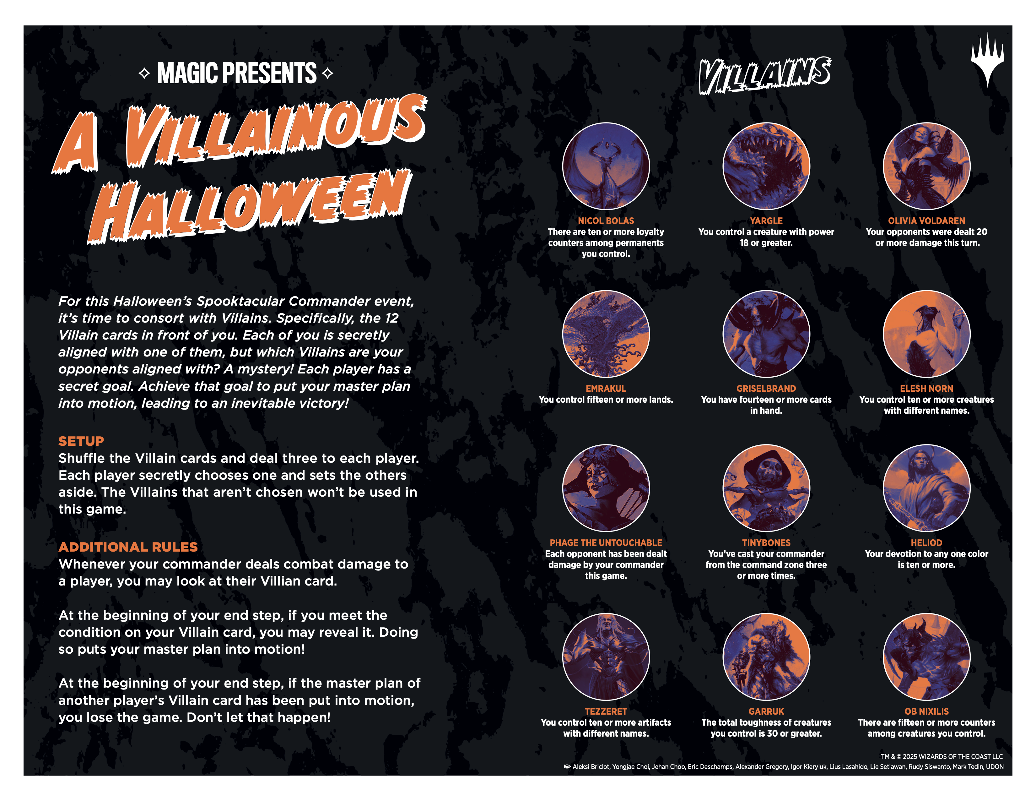 (Noblesville) Magic Presents: A Villainous Halloween