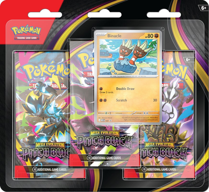 Mega Evolution 5: Pitch Black - 3 Pack Blister