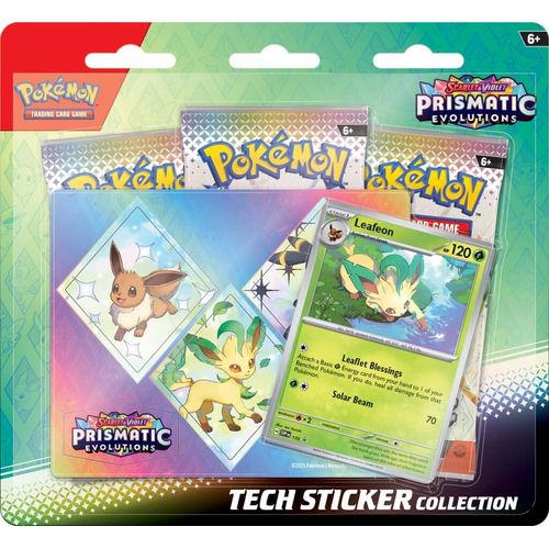 Scarlet & Violet 8.5 - Prismatic Evolutions Tech Sticker Collection