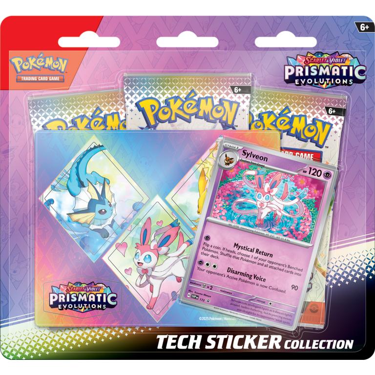 Scarlet & Violet 8.5 - Prismatic Evolutions Tech Sticker Collection