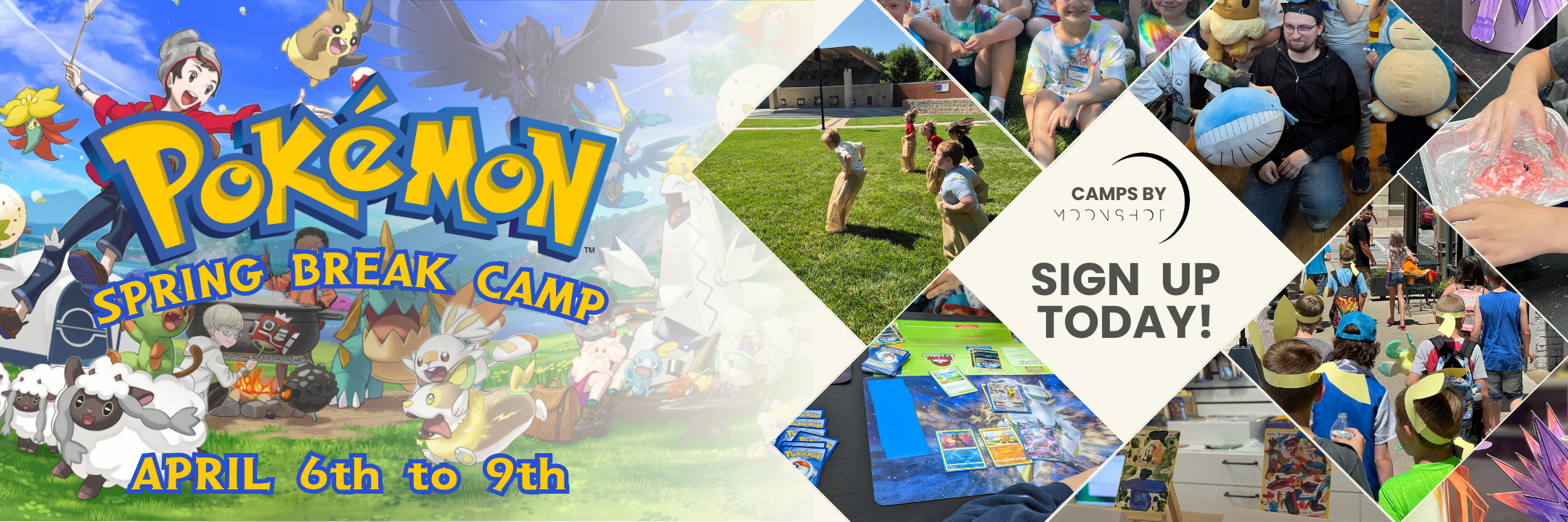 Pokemon Spring Break Camp April 6th to 9th. Sign Up today!