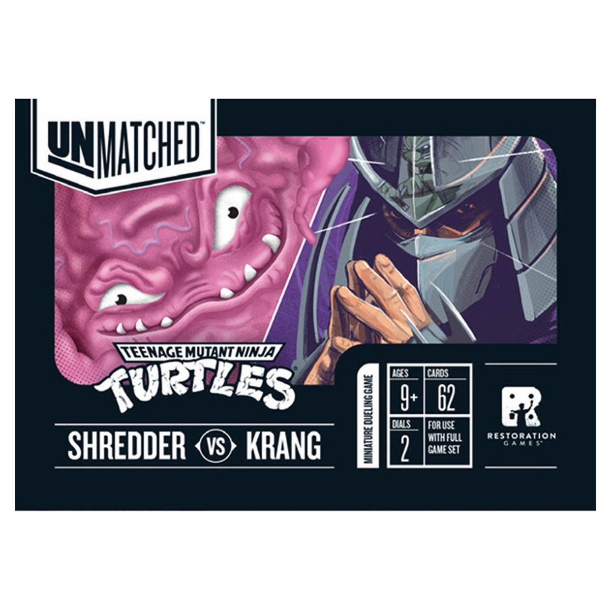 Unmatched Adventures: Teenage Mutant Ninja Turtles: Shredder/Krang Hero Deck Expansion (Preorder)