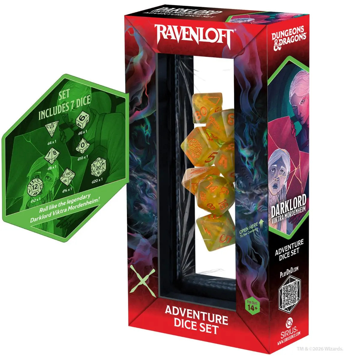 Sirius Dice: Ravenloft Adventure Dice Set