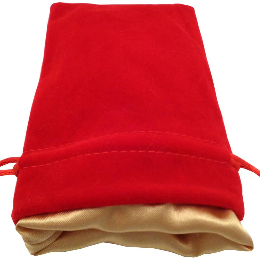 Velvet Dice Bag with Satin Liner 6"x8"