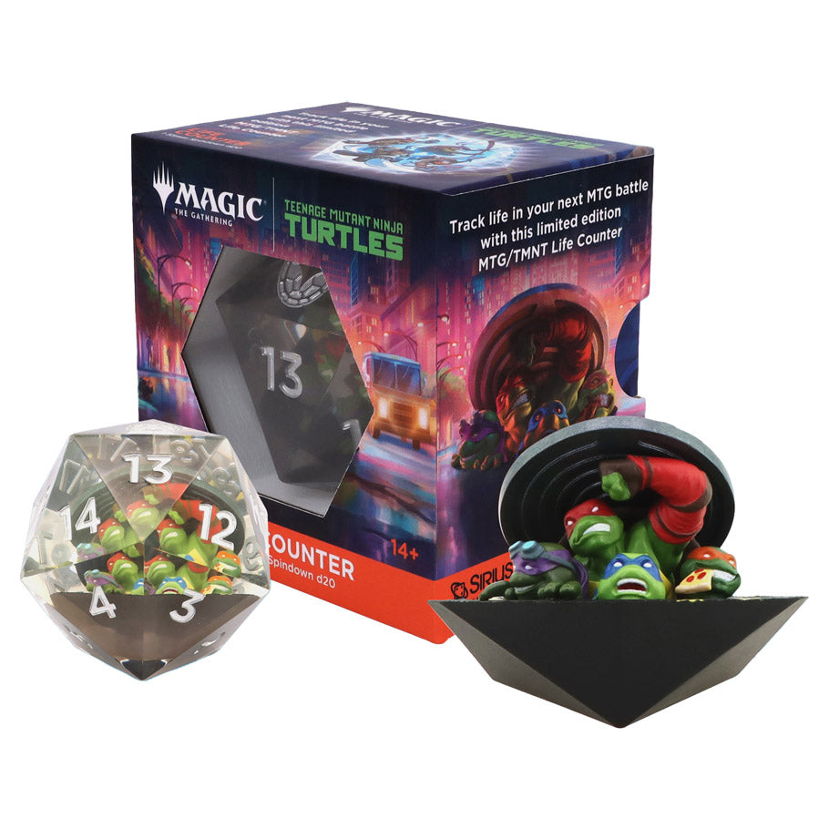 Magic: The Gathering: 55mm Spindown D20 - Teenage Mutant Ninja Turtles