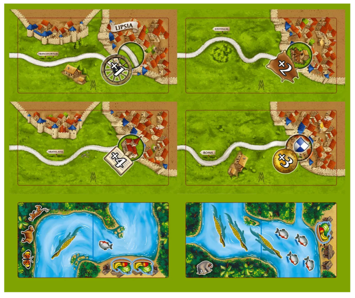 Carcassonne: The Markets of Leipzig, Mini Expansion