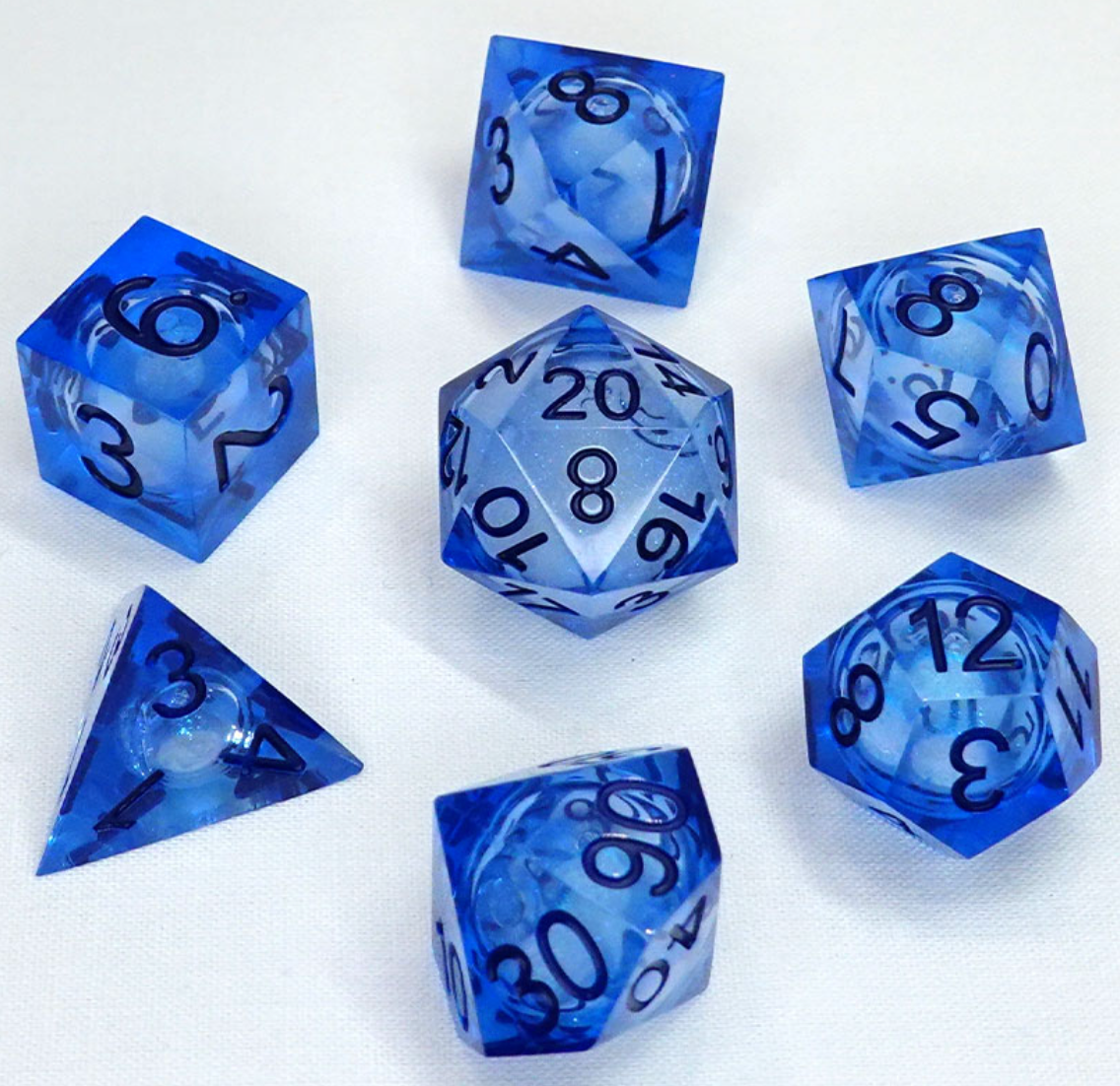 7-Set Cube Liquid Core Dice