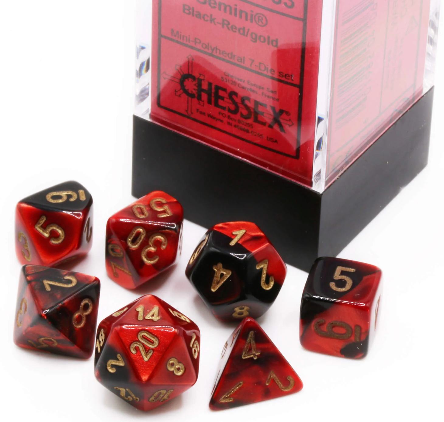 Chessex: Gemini Mini 7-Dice Set