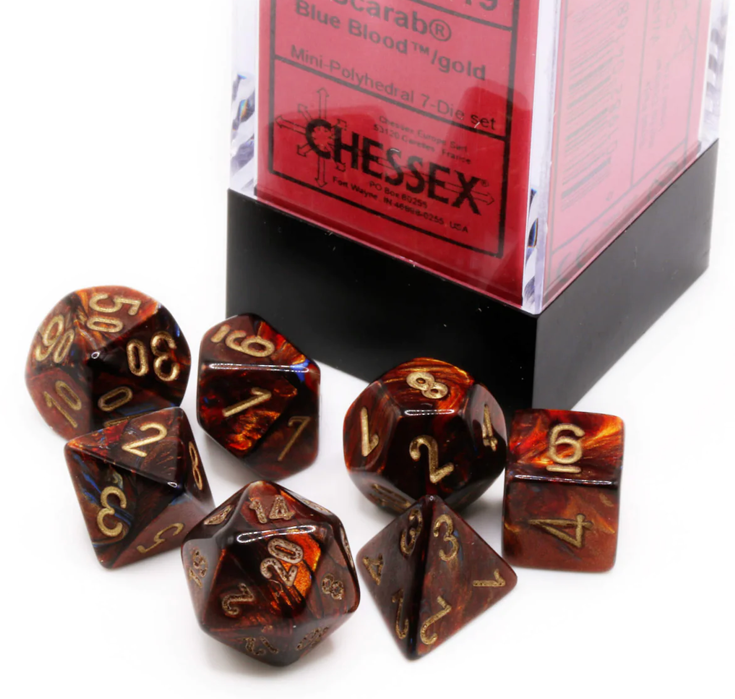 Chessex: Scarab Mini 7-Dice Set