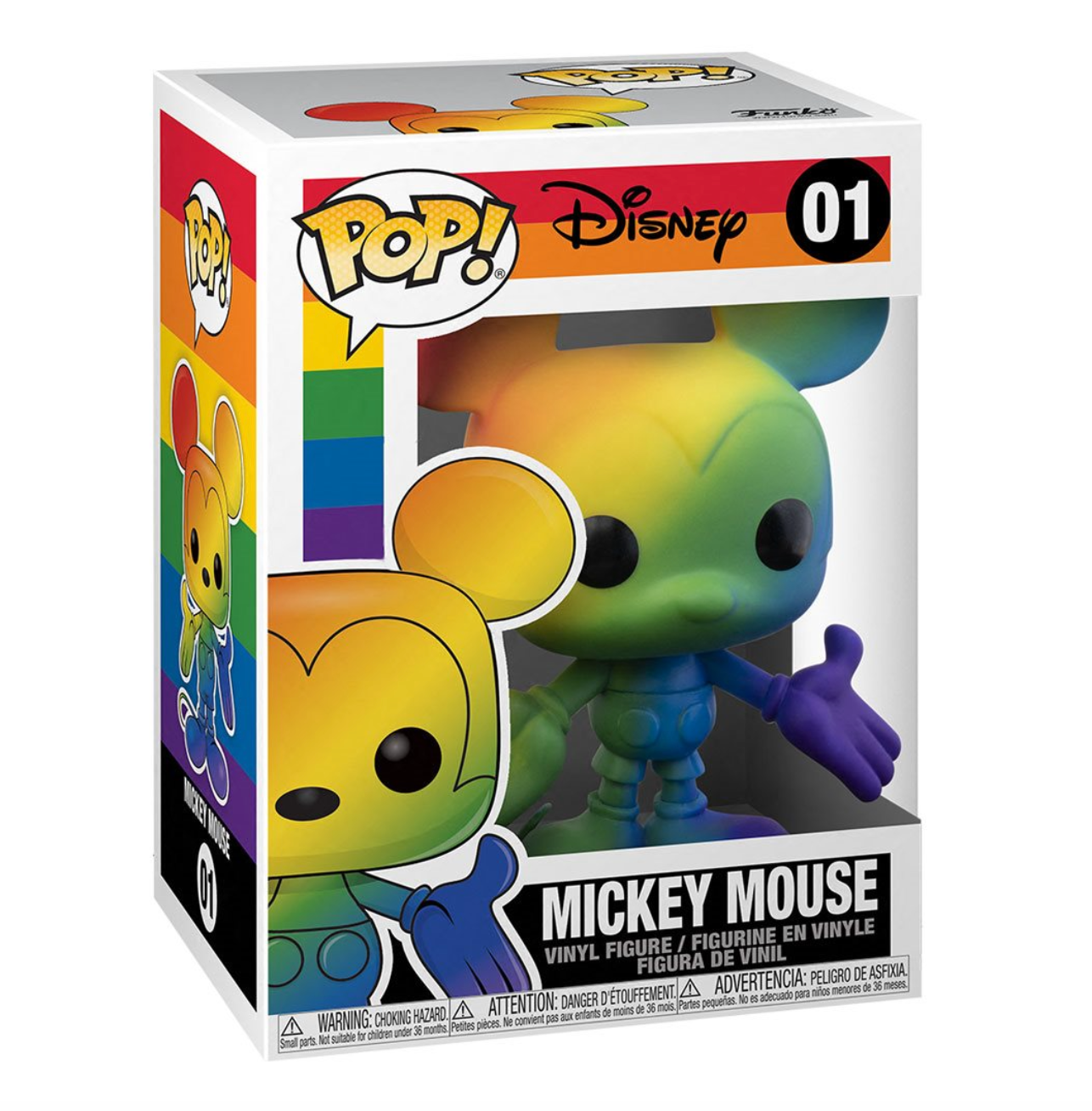 Disney: Rainbow Mickey Mouse Pop! Vinyl Figure (01)