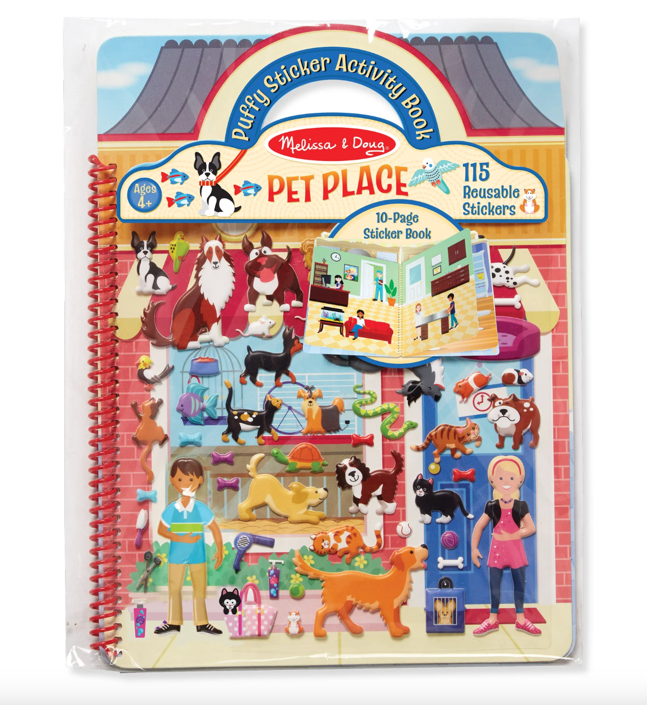 Puffy Sticker Activity Book: Pet Place