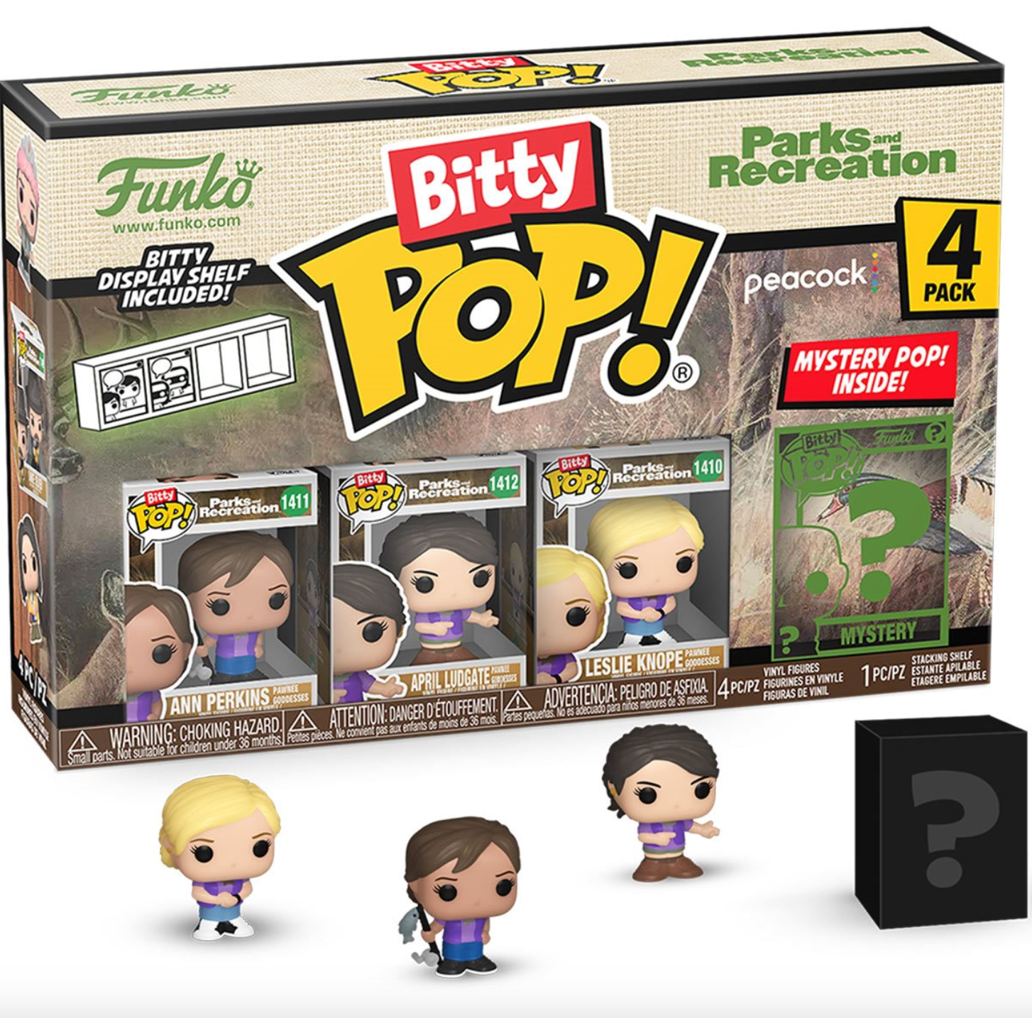 Parks and Recreation: Pawnee Goddess Funko Bitty Pop! Mini Figure 4 Pack