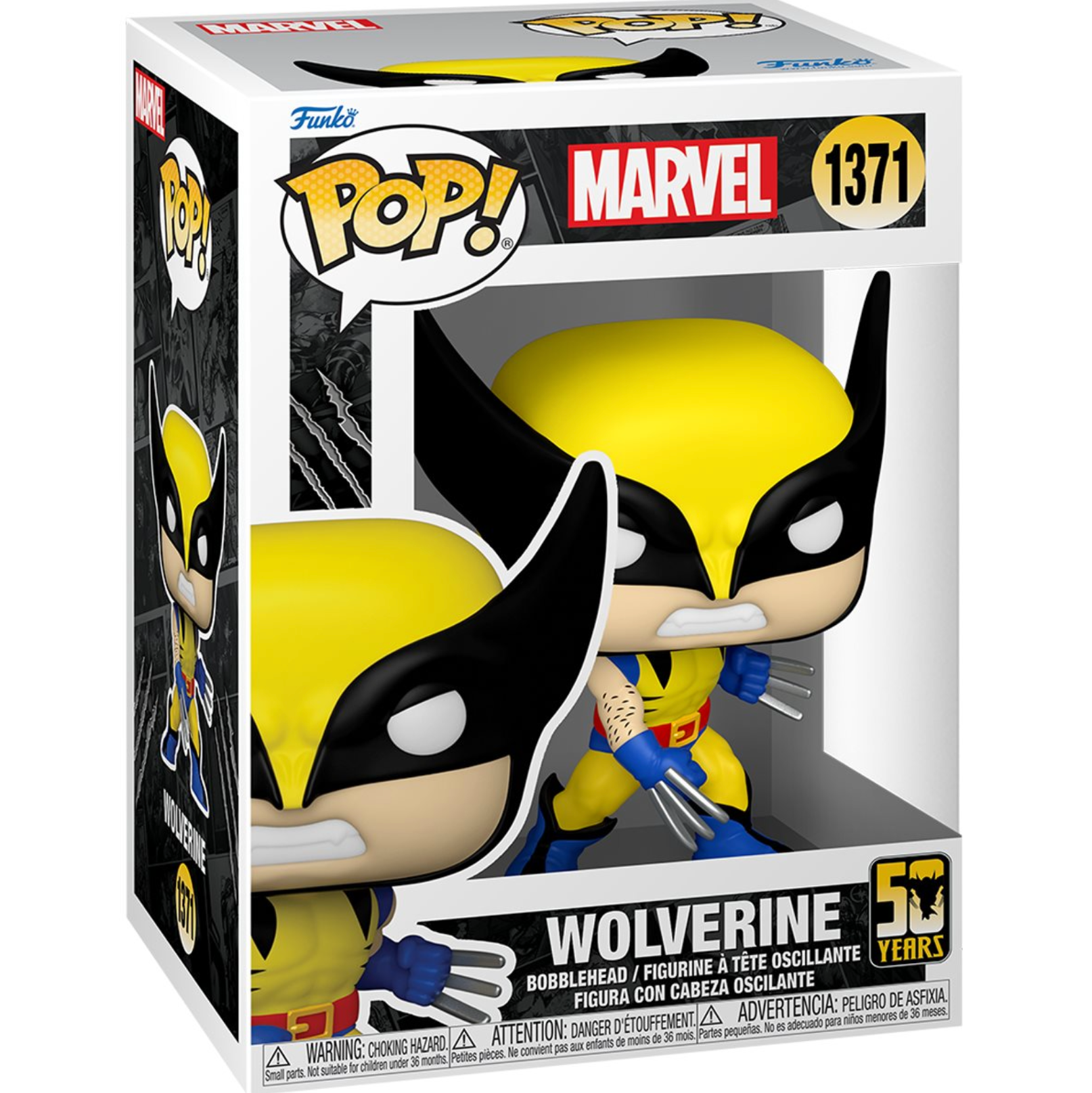 Marvel: Wolverine 50th Anniversary (Classic) Pop! Vinyl Figure (1371)